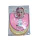 Baby Bib Velvet Emb 2pcs 3-6 months