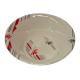 Melamine Piyali (Red & Black Leaf Print)