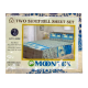 Moon Tex Double Bed Sheet Printed 2Side Frill