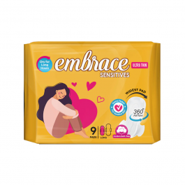 Embrace Essentials Maxi Pad, Long, 9-Pack Price in Pakistan